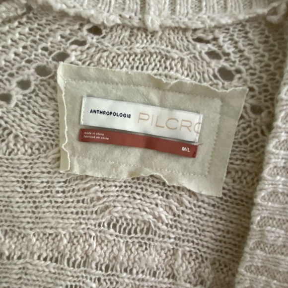 Anthropologie Pilcro Jemma Cable-Knit Cardigan size M/L new with tag - Picture 8 of 11
